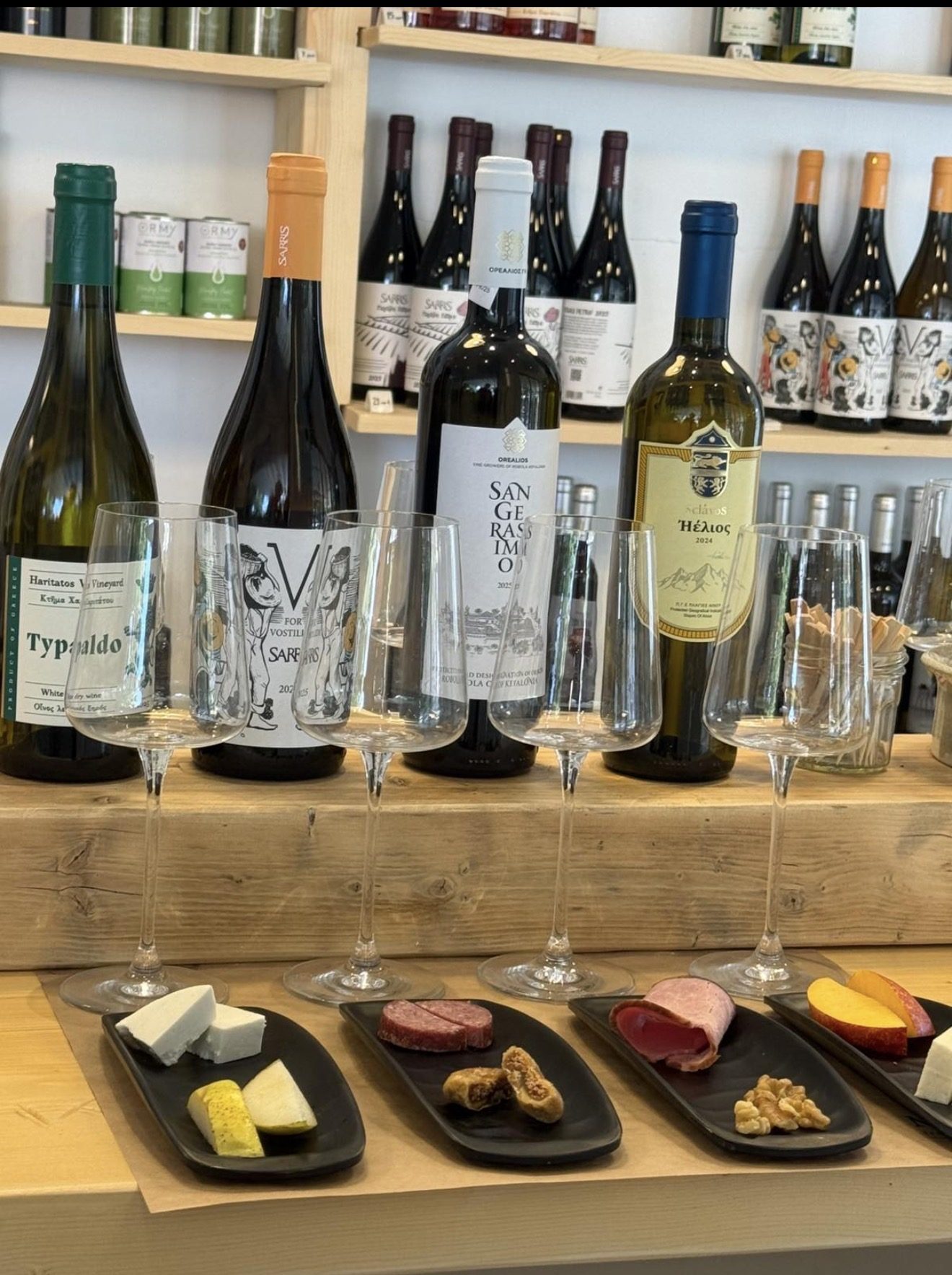 Guest tasting white wine